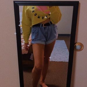 Lee Oversized Jean Shorts